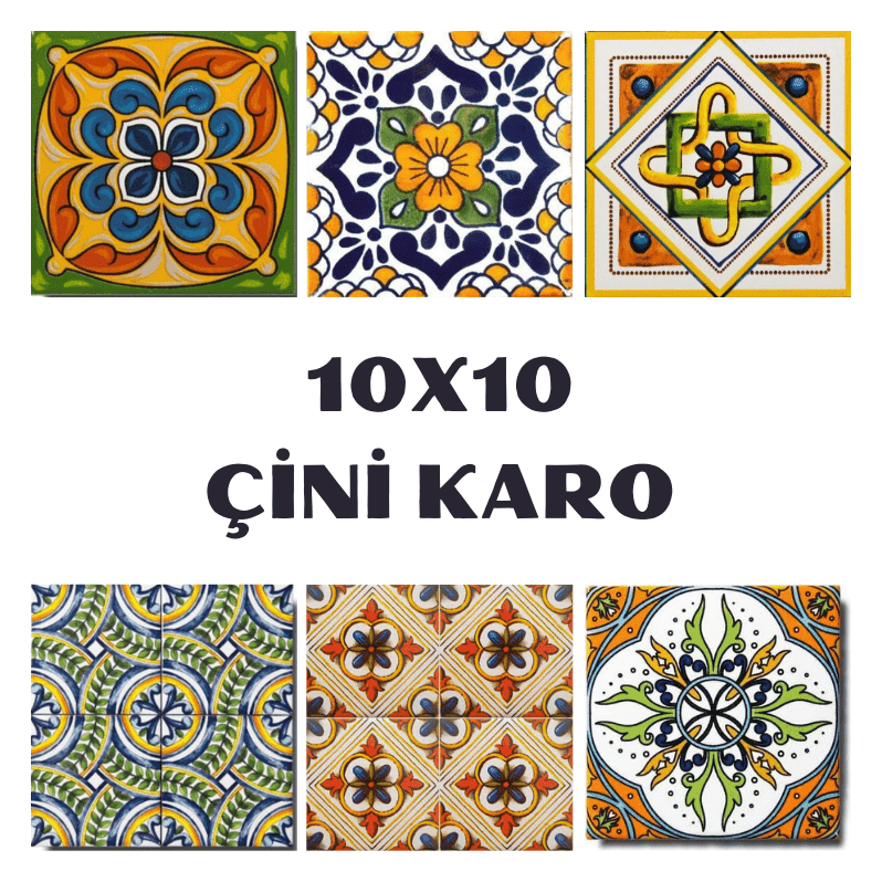 10x10 Çini Karo