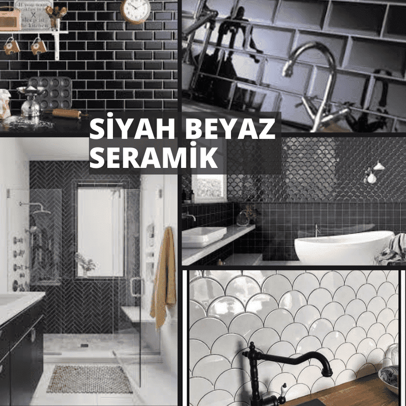 Siyah Beyaz Seramik