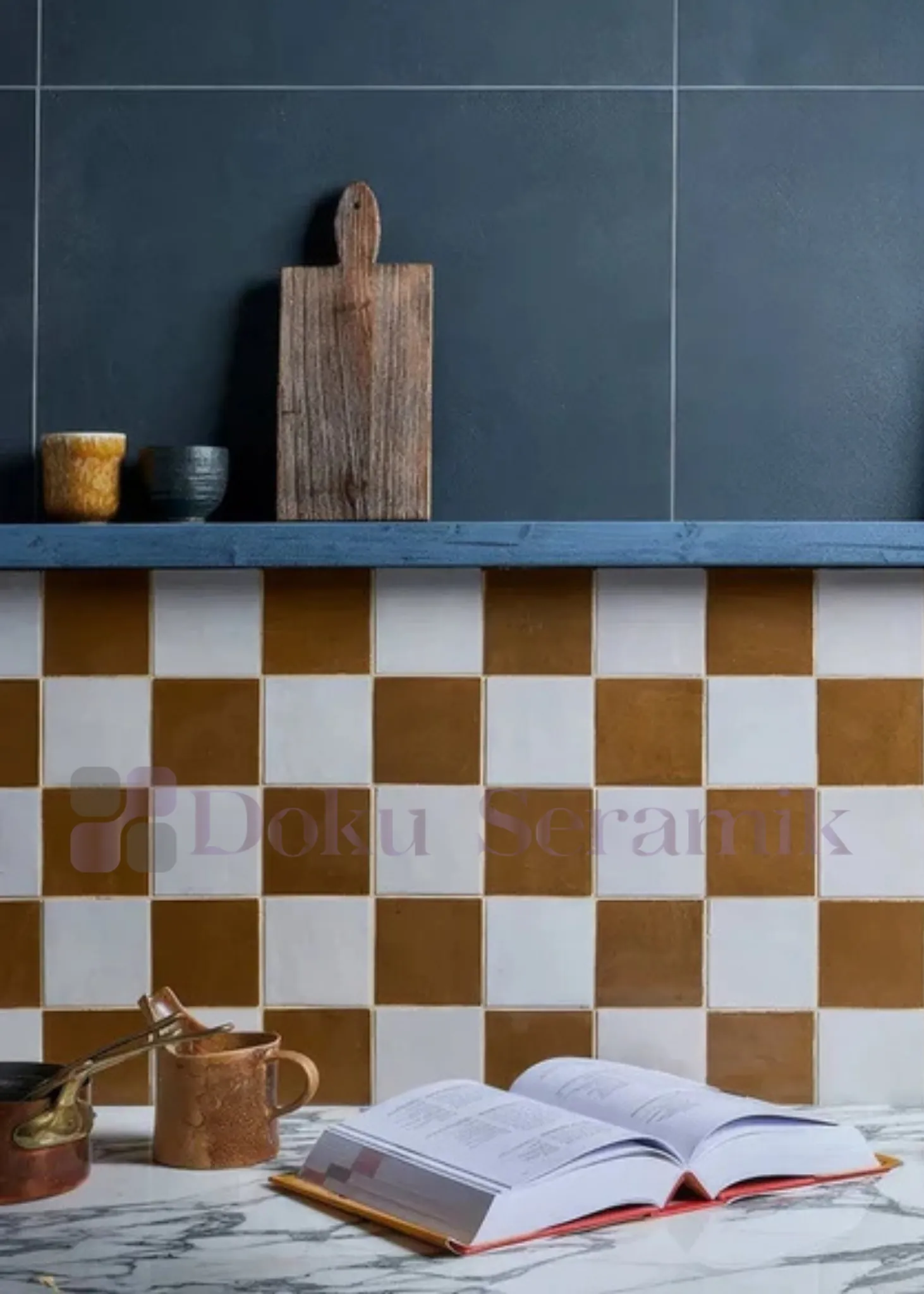 10x10 Seramik Karo-17- 10x10 Fayans Hardal Renk