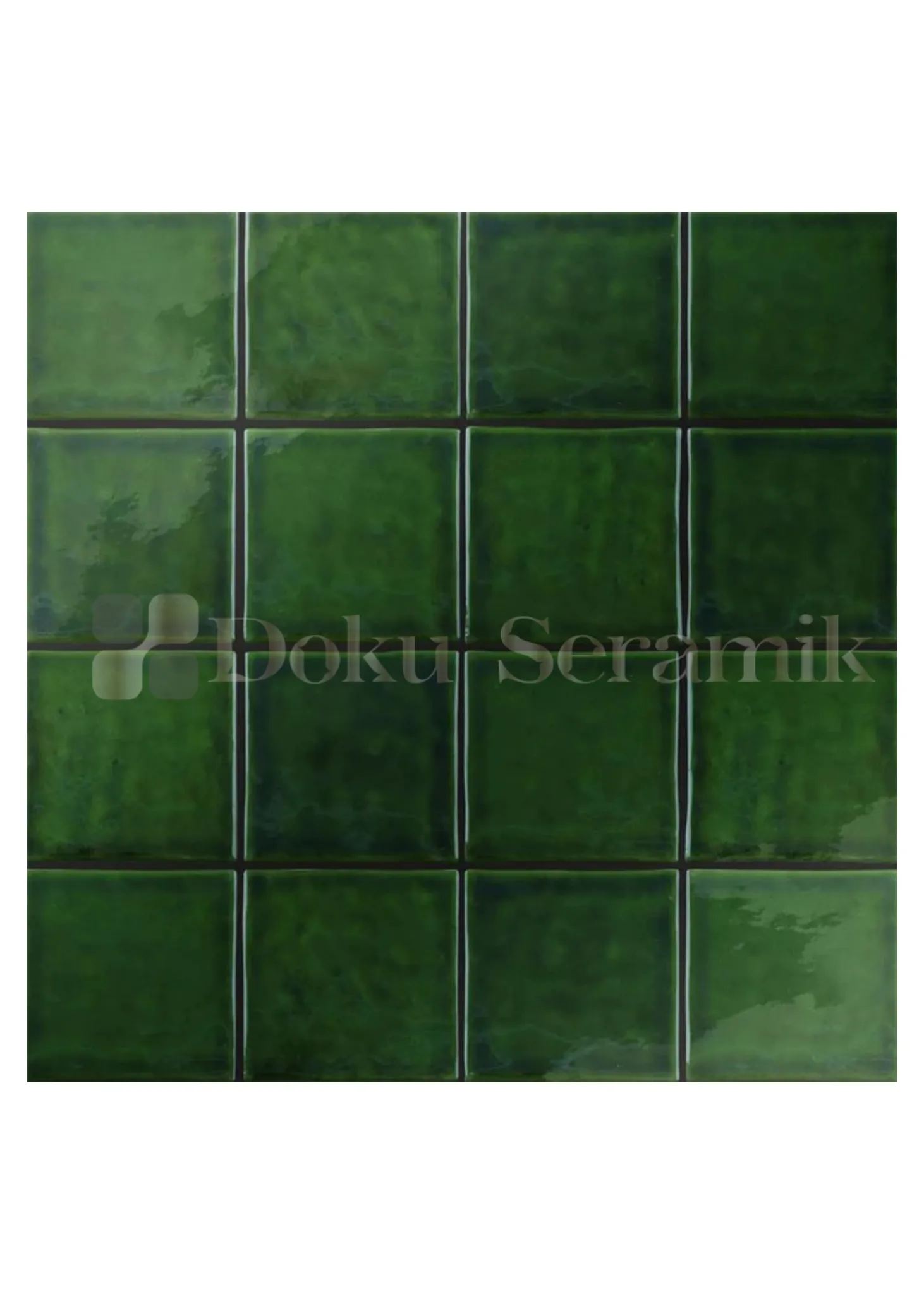 10x10 Seramik Karo-20- Yeşil Seramik 10x10