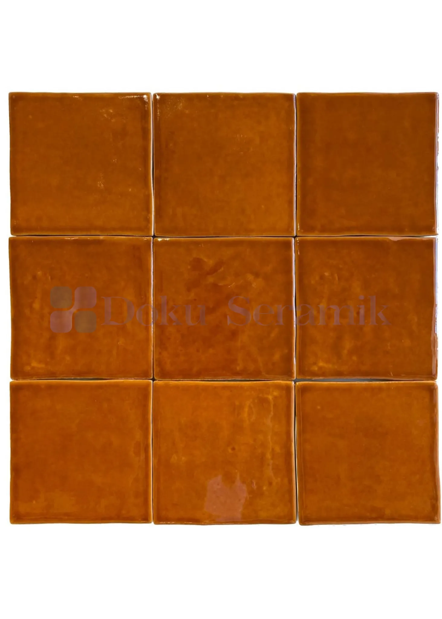 10x10 Seramik Karo-46- Cafe Yer Seramik Çeşitleri Hardal Renk 10x10