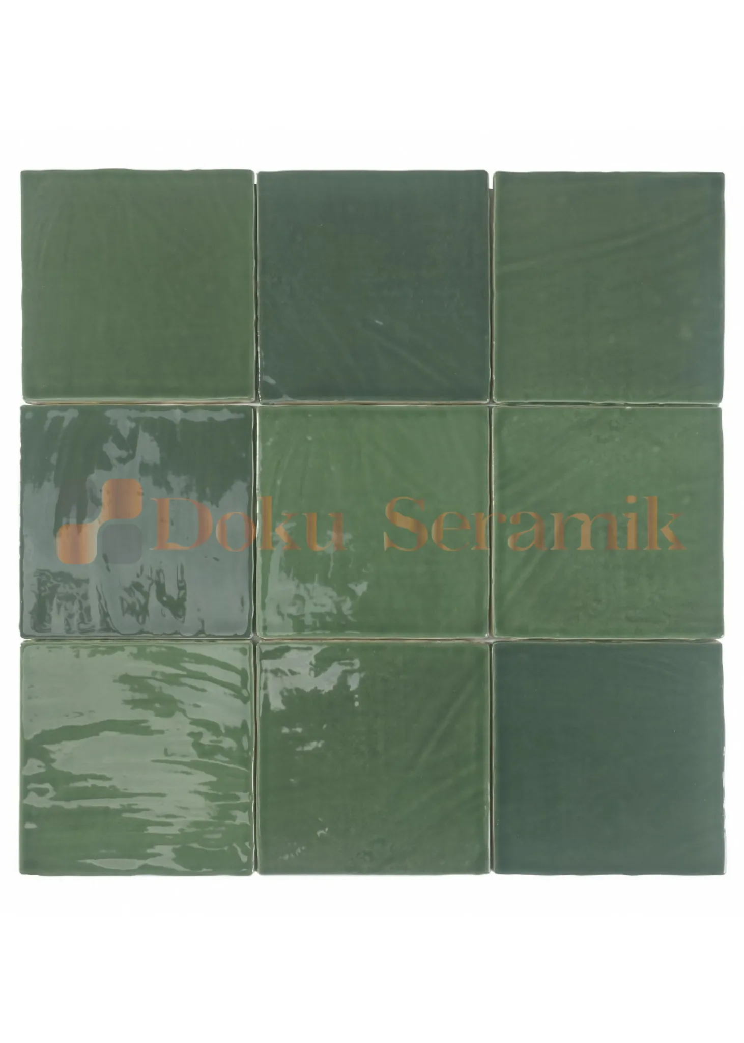 10x10 Seramik Karo-48- Yeşil Renk Seramik Çeşitleri 10x10