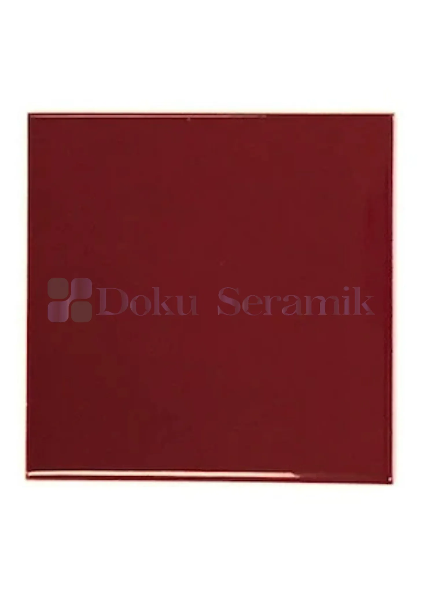 10x10 Seramik Karo-66- Bordo Renk Terracotta Karo 10x10