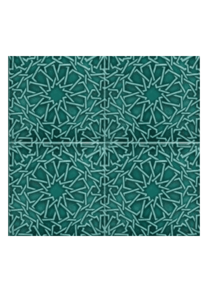 20x20 Rölyefli Çini Karo-19